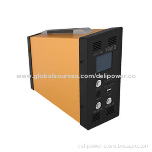 UPS with 930Wh, 1,000W, Double USB, 5V DC, 12V/10A Output Voltage, Strong Anti-interference